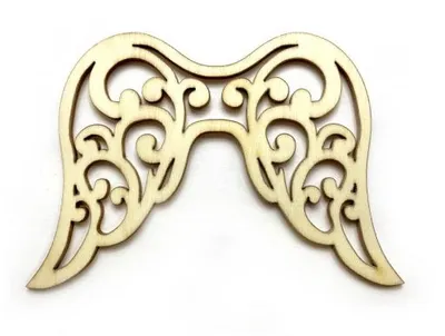 Wooden wings for crafting – variant II