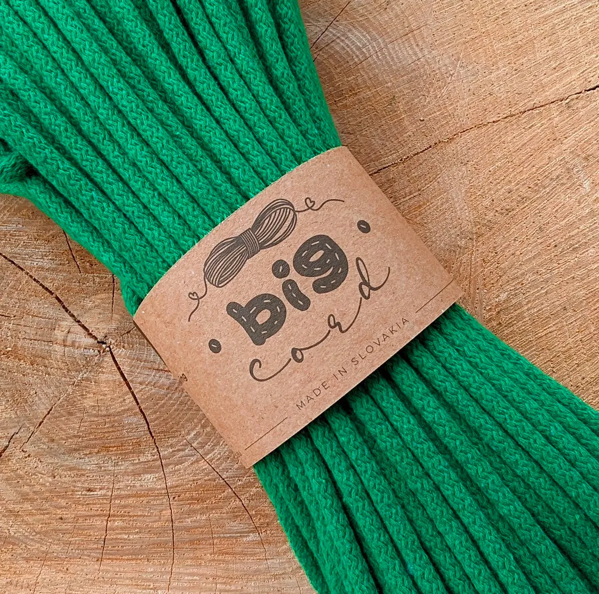 6mm cord for sewing (145) as Emerald
