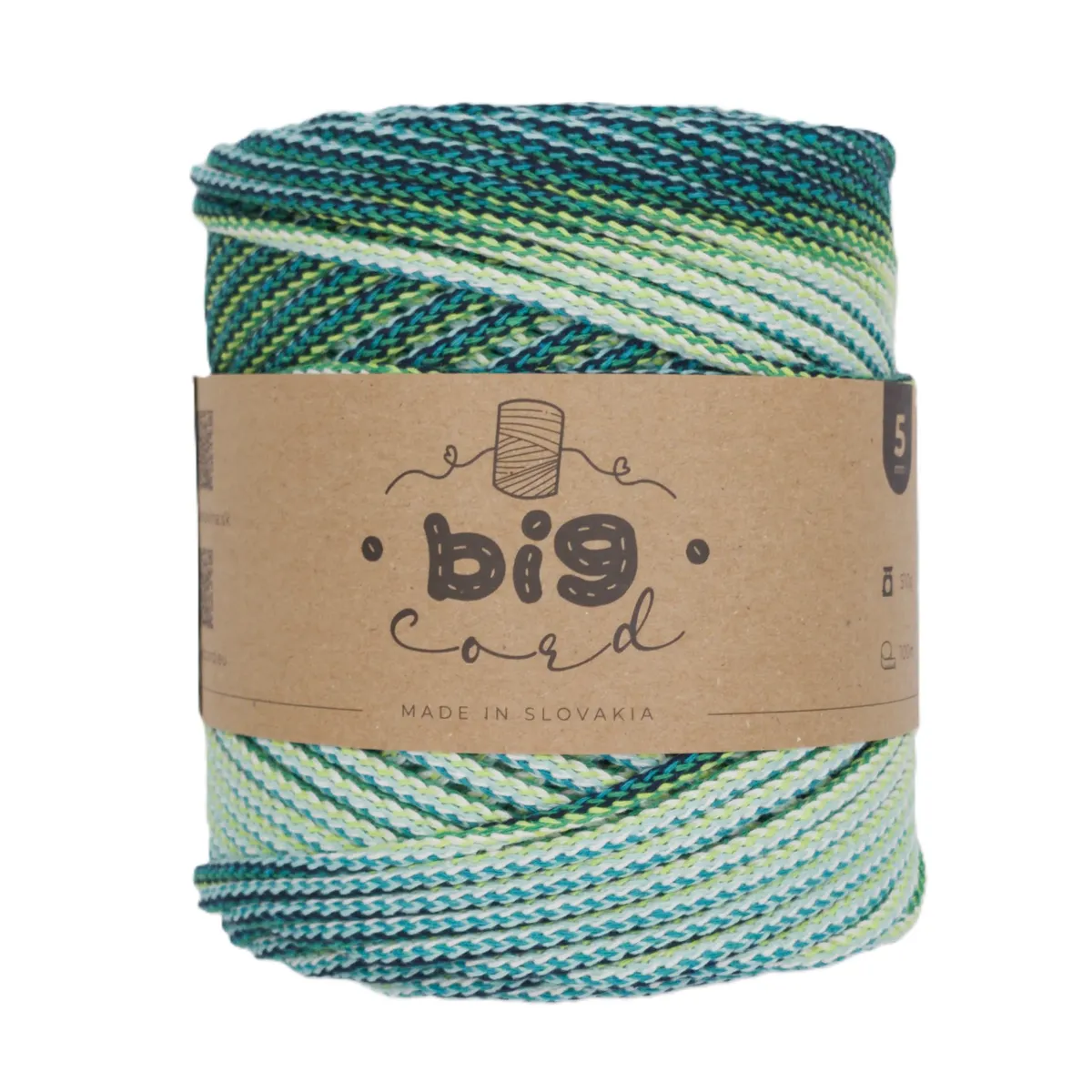 5mm Cord BIG CORD with Cotton Thread Core