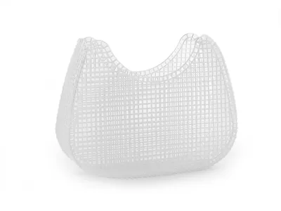 Plastic handbag canvas – boat shape
