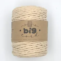 Macramé cord 5 mm in Cappuccino (104)