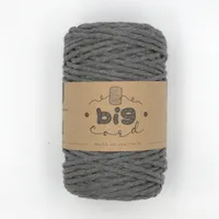 Macramé cord 3 mm in Steel (152)