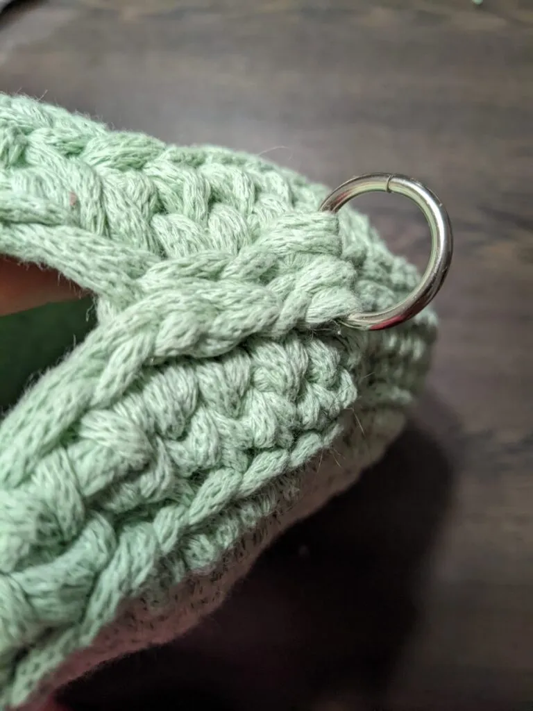 Round crochet bag pattern