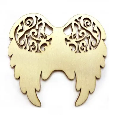 Wooden wings for crafting – variant III