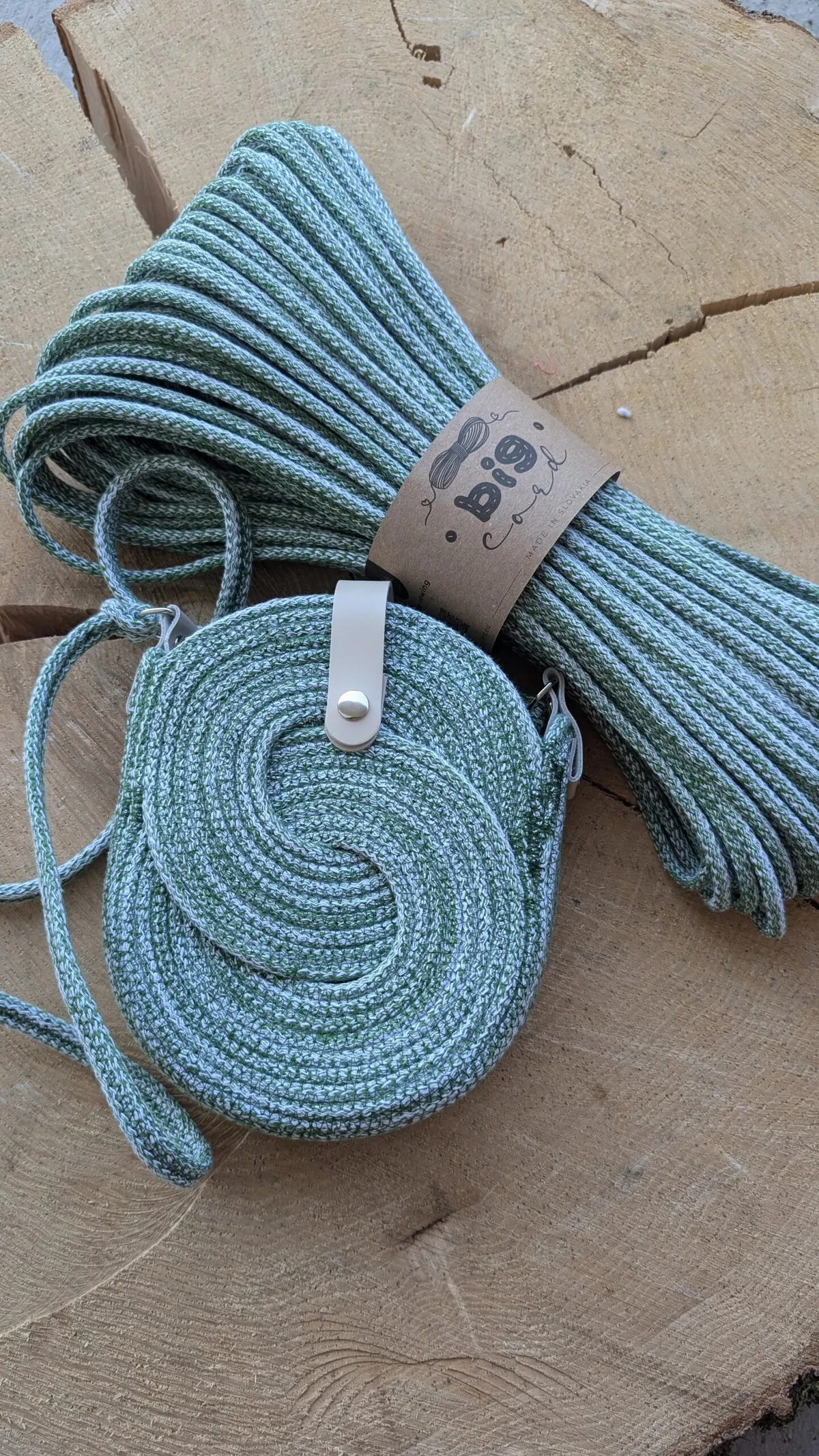 6mm cord for sewing (035) Avocado mix