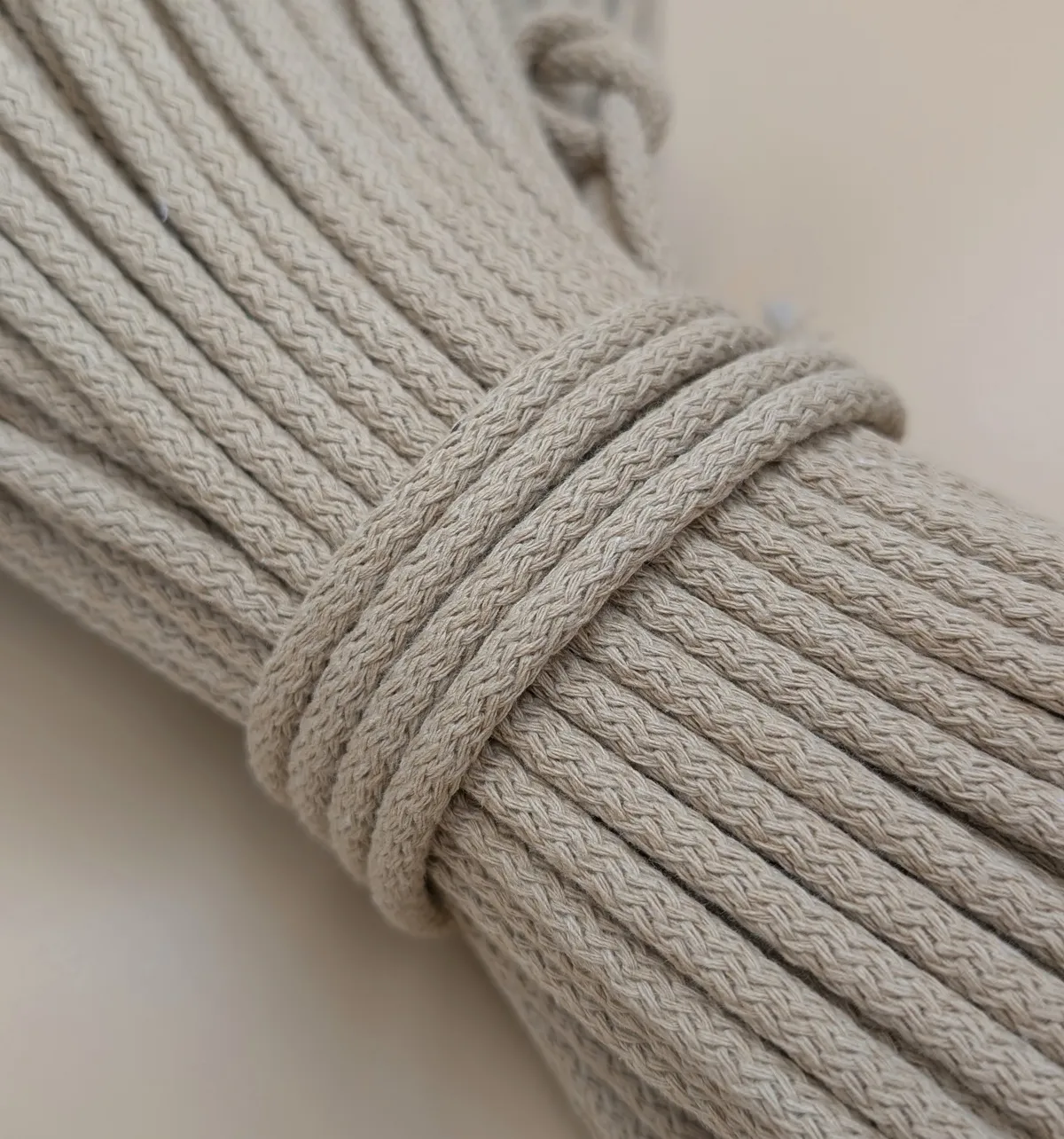6mm cord for sewing (106) as Caffe Latte