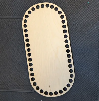 Wooden basket bases – oval