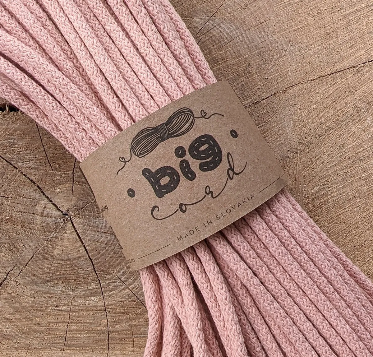 6mm cord for sewing (120) as Tea Rose