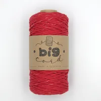 Macramé cord 1.5 mm in Christmas Poppy (003)