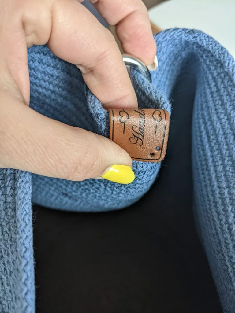 tutorial for a sewn cord handbag