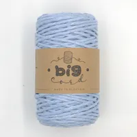 Macramé cord 3 mm in Forget Me Not with Silver (020)