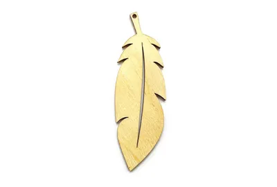 Wooden base for macramé feather – variant I
