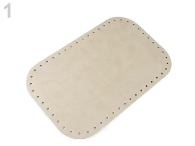 Faux leather handbag base 18 × 28 cm
