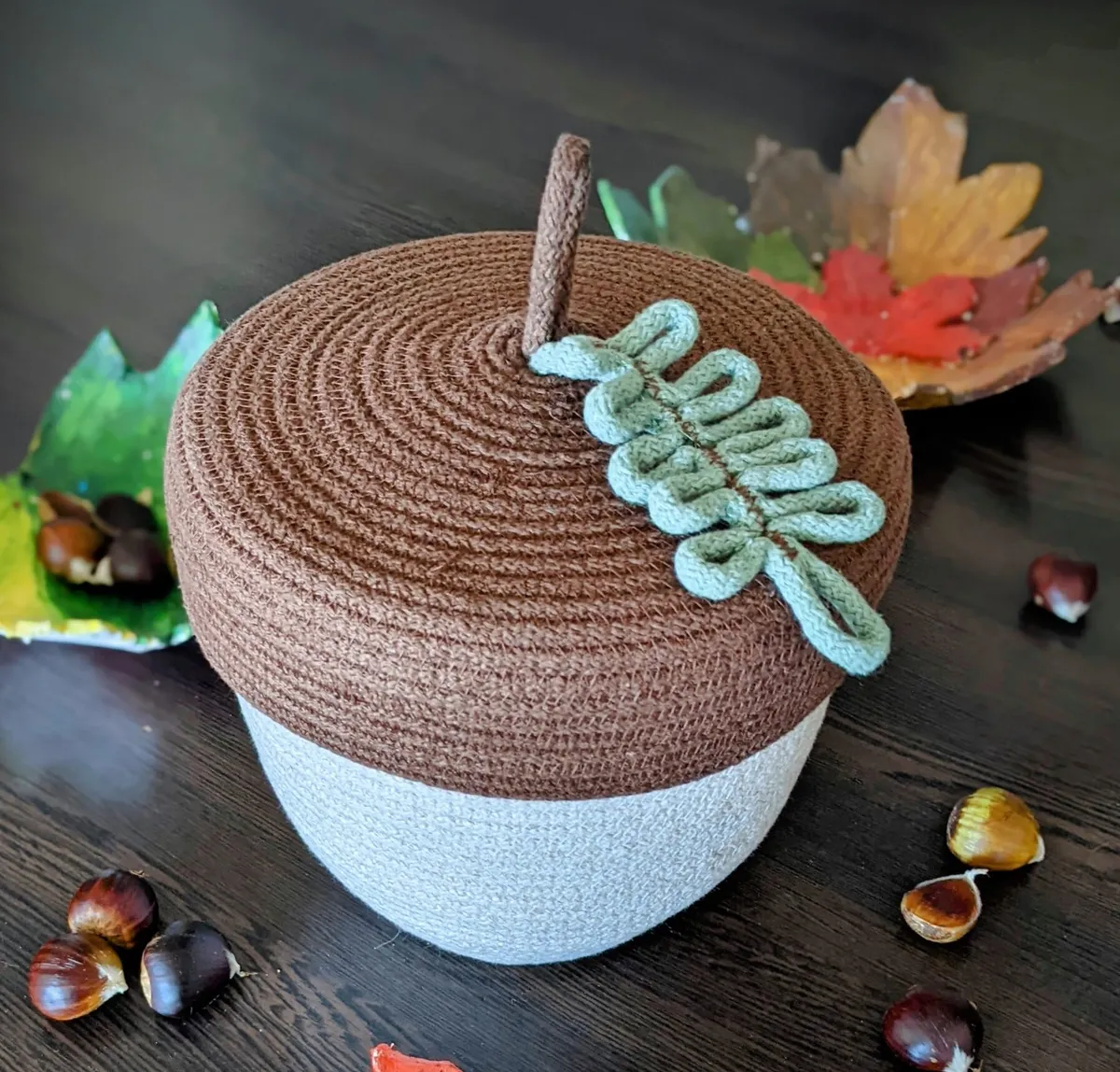 6mm cord for sewing (111) as Chestnut