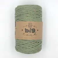 Macramé cord 3 mm in Pine with Gold (006)