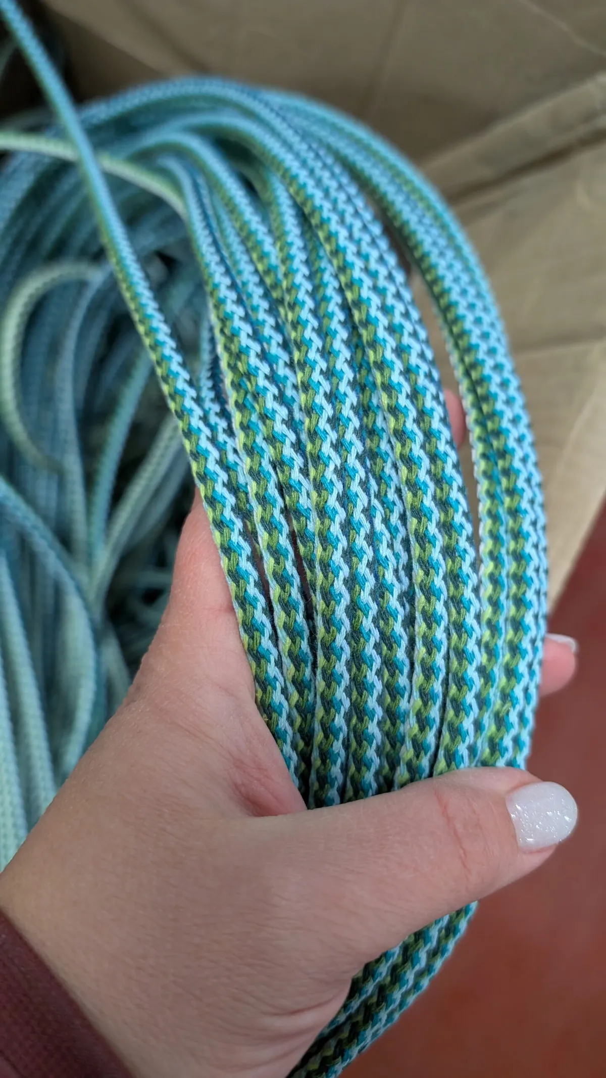 6mm cord for sewing (095) as Northern Lights