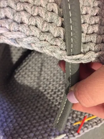 Crocheted Backpack with Leather Accessories – 14