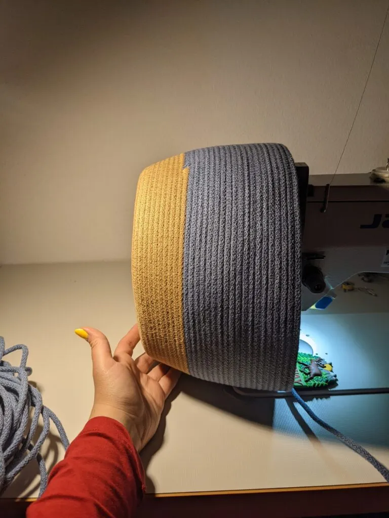 tutorial for a handbag from sewing cord