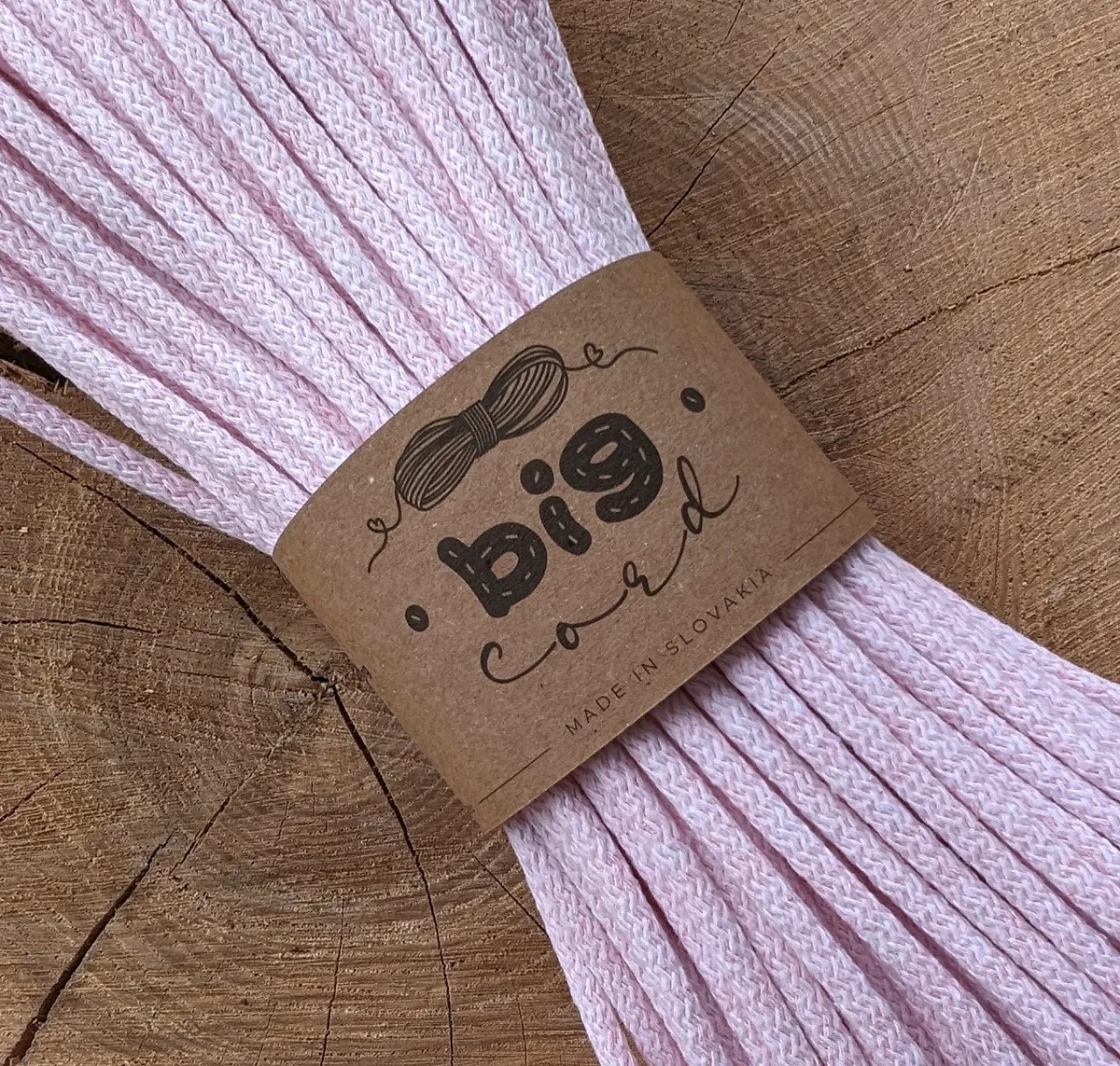 6mm cord for sewing (128) as Marshmallow