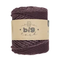 5mm Cord BIG CORD in Pansy with Glitter (043)