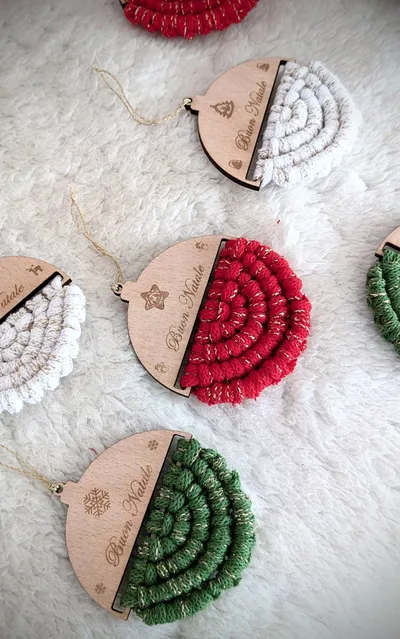 DIY set for making Christmas ornaments – Italian version „Buon Natale“