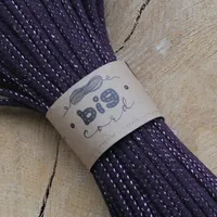 6mm Sewing Cord BIG CORD in Pansy with Glitter (043)