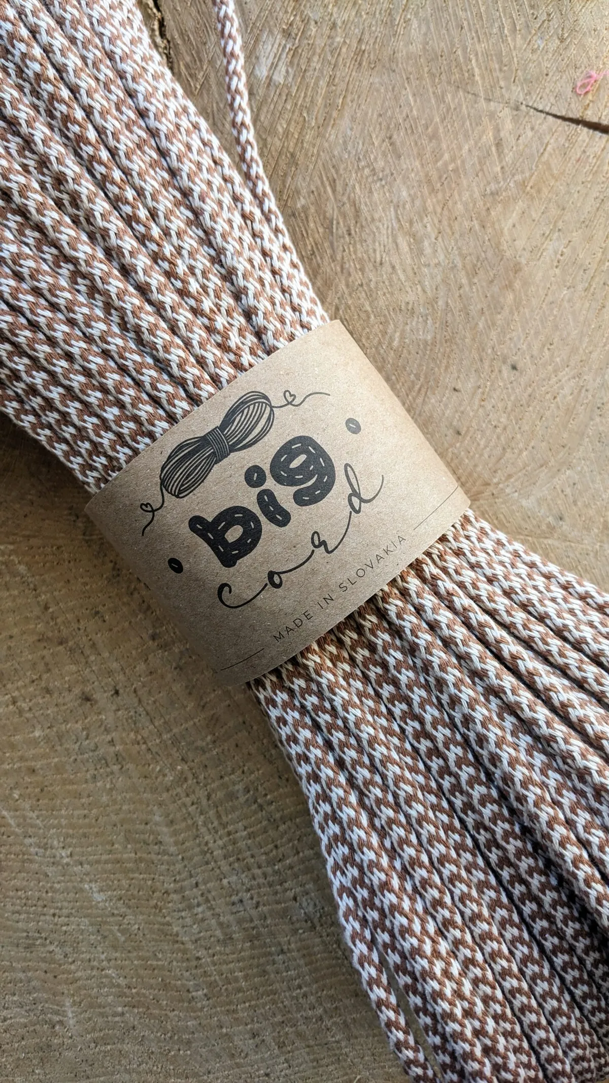 6mm cord for sewing (045) as Cinnamon Roll