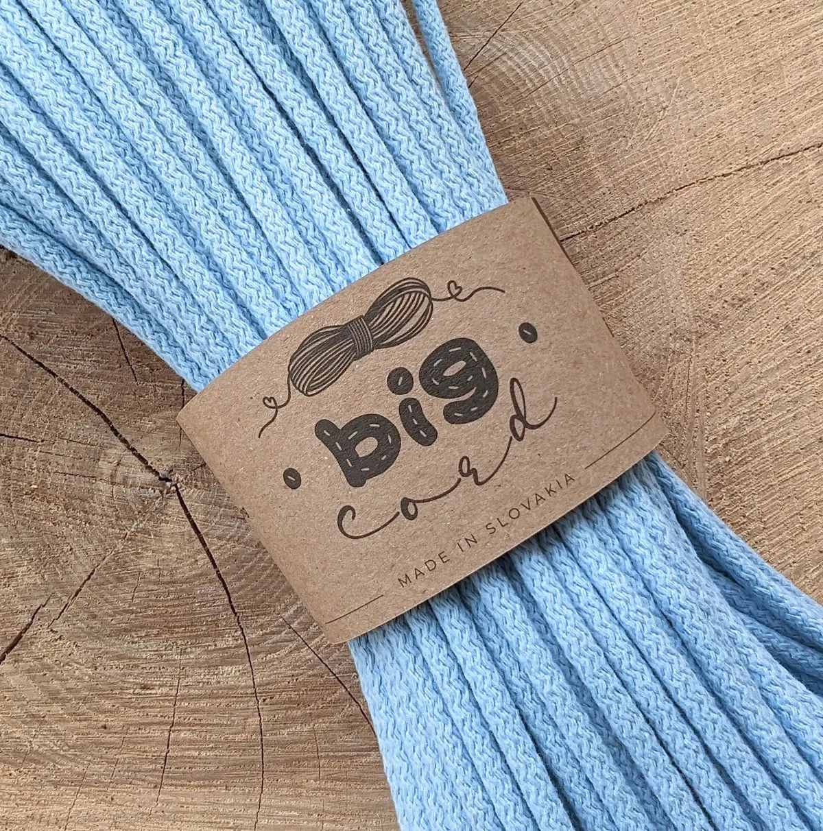 6mm cord for sewing (131) as Forget Me Not