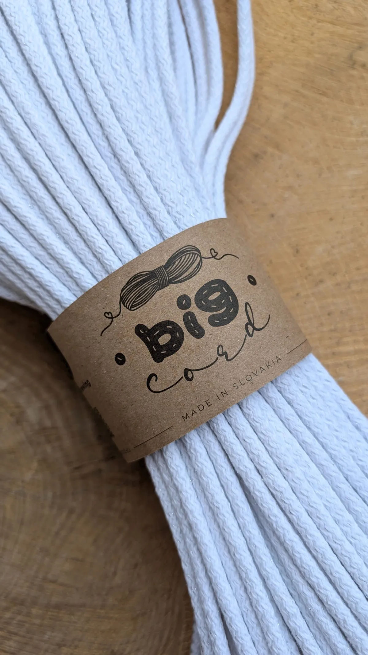 6mm cord for sewing (019) as Snowflake