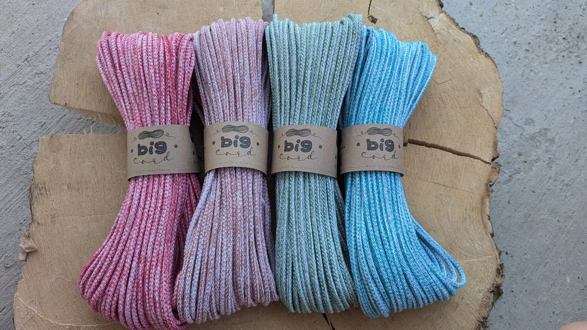 6mm cord for sewing (034) Turquoise mix