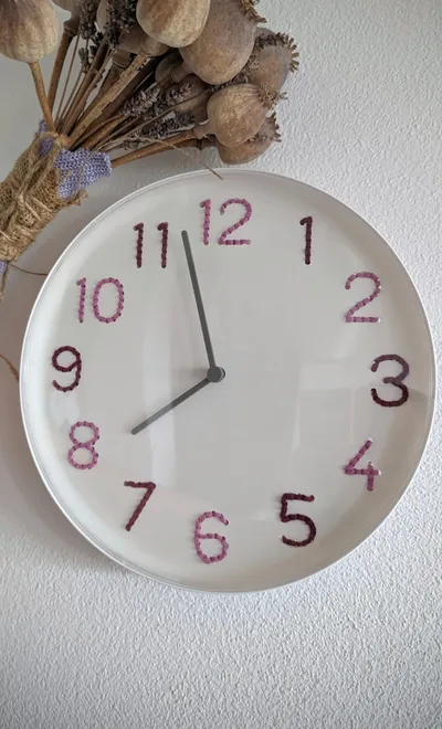 DIY set for an embroidered clock