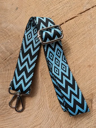 Textile handbag strap – pattern no. 10