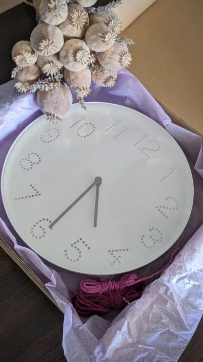 DIY set for an embroidered clock