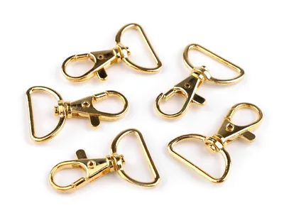 Metal carabiner with 25 mm strap slot
