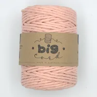 Macramé cord 5 mm in Salmon gerbera (119)
