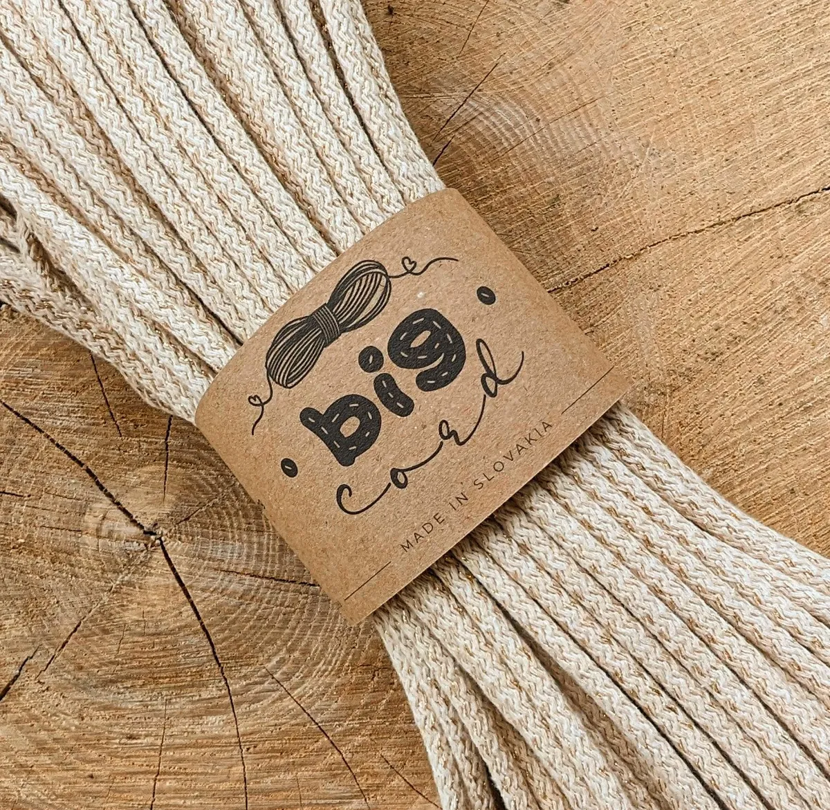 6mm cord for sewing (016) as Christmas Cappuccino