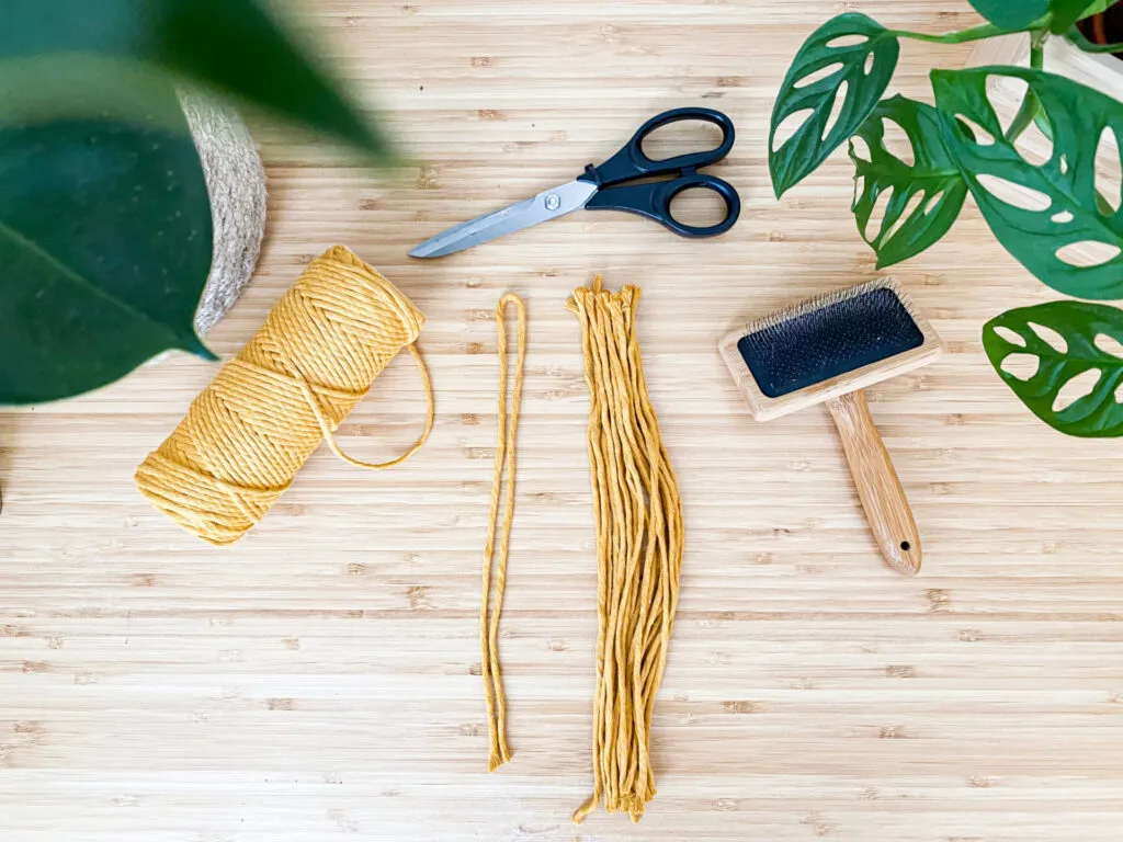 Macramé leaf tutorial – 1