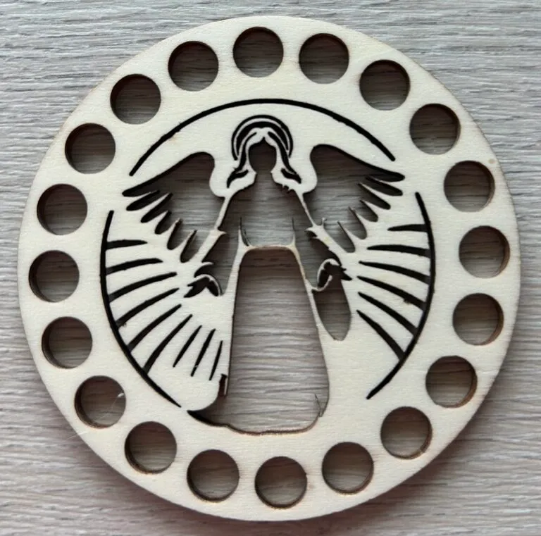 Drevený podstavec 10cm Anjel