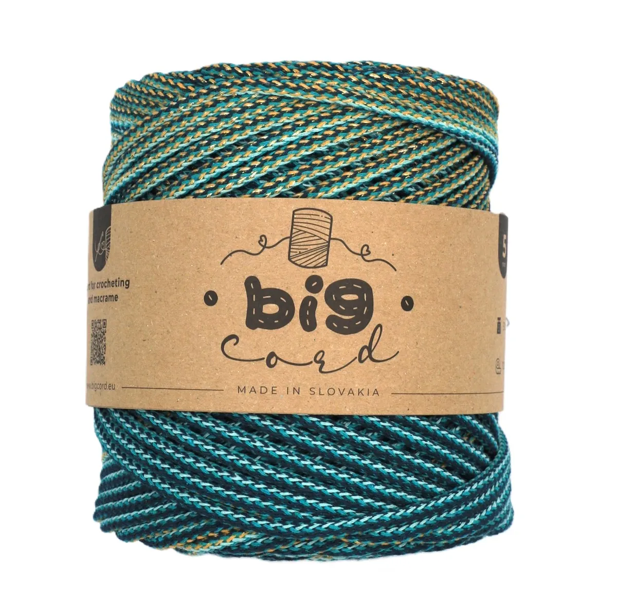 5mm Cord BIG CORD with Cotton Thread Core