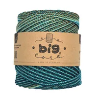 5mm Cord BIG CORD with Cotton Thread Core in patina (094)
