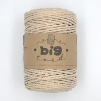 Macramé cord 3PLY brushable in Cappuccino (104)