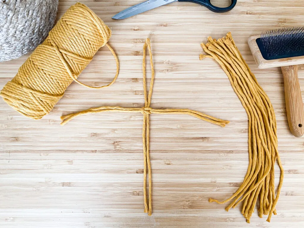 Macramé leaf tutorial – 3