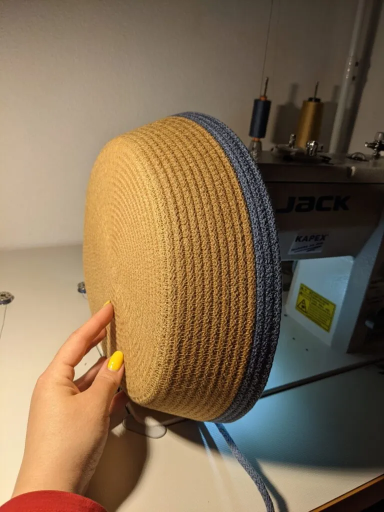 sewing from cords
