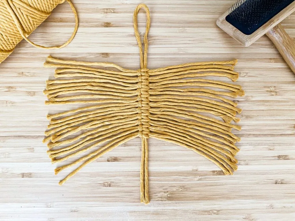 Macramé leaf tutorial – 4