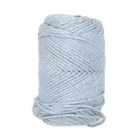2mm Cord BIG CORD in Forget Me Not with Silver (020)