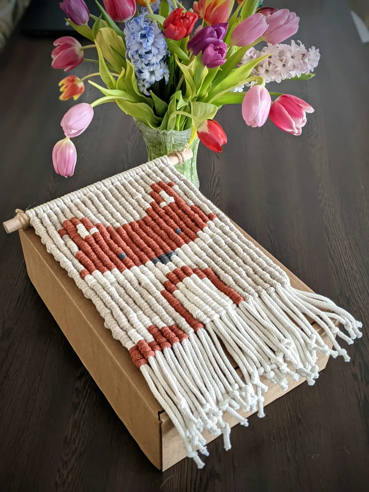 DIY set for making a macramé decoration – Fox
