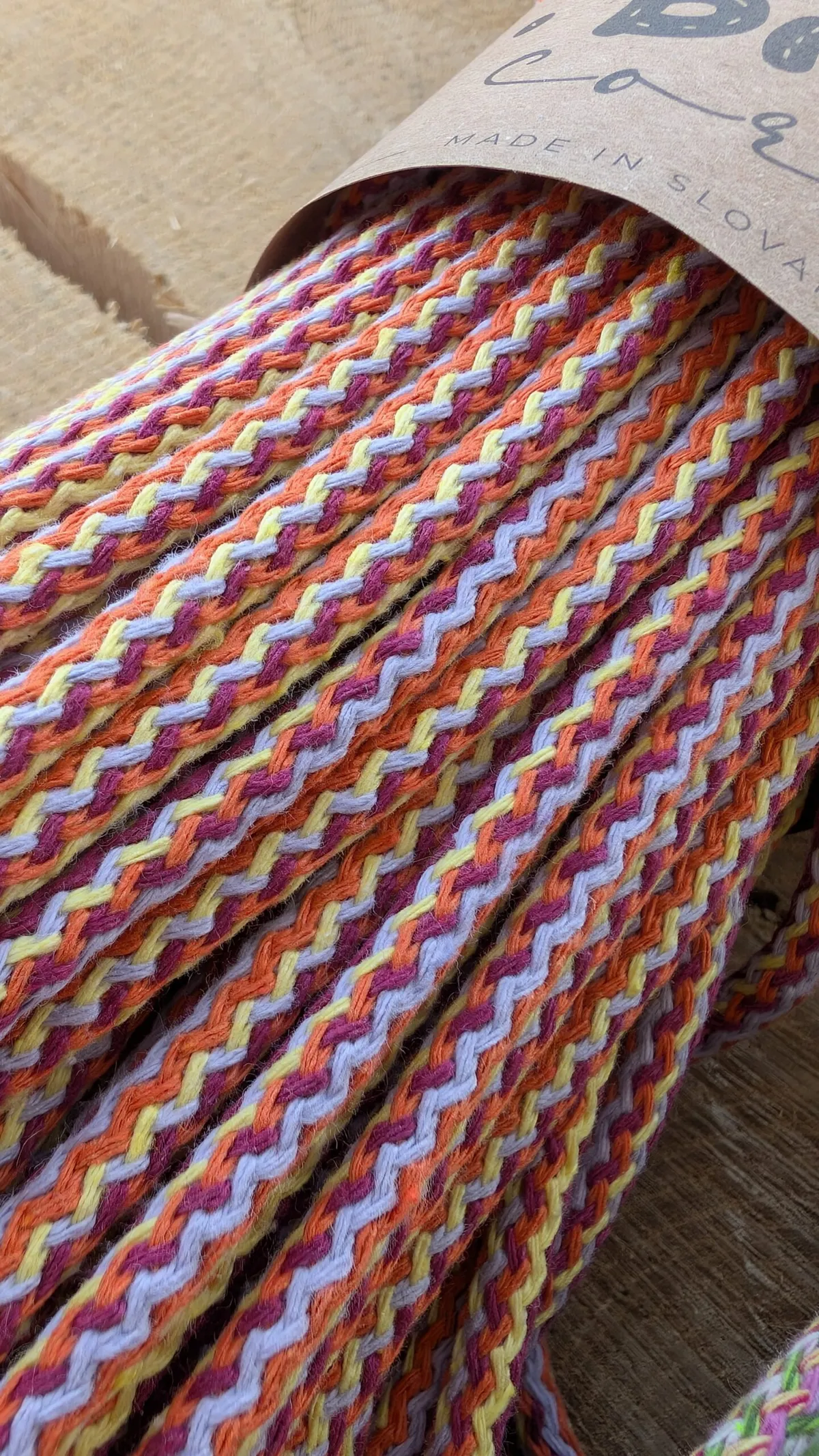 6mm cord for sewing (047) as Lollipop