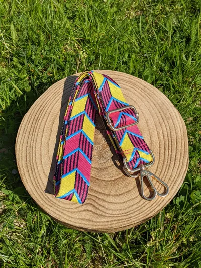 Textile handbag strap – pattern no. 9