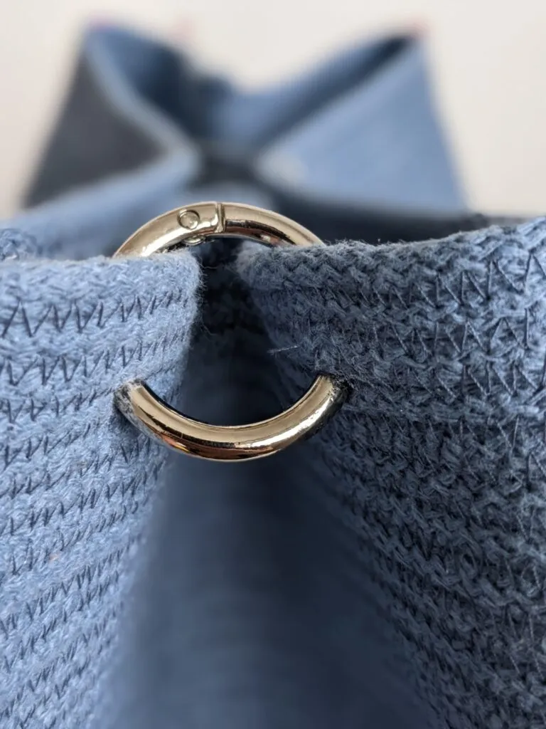 attaching the strap