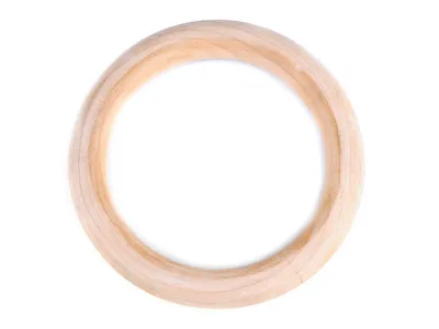Unvarnished wooden ring Ø85 mm